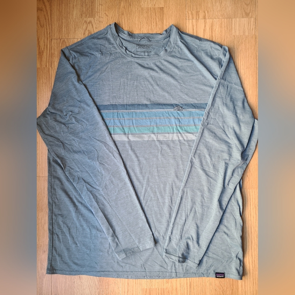 Patagonia blue shirt